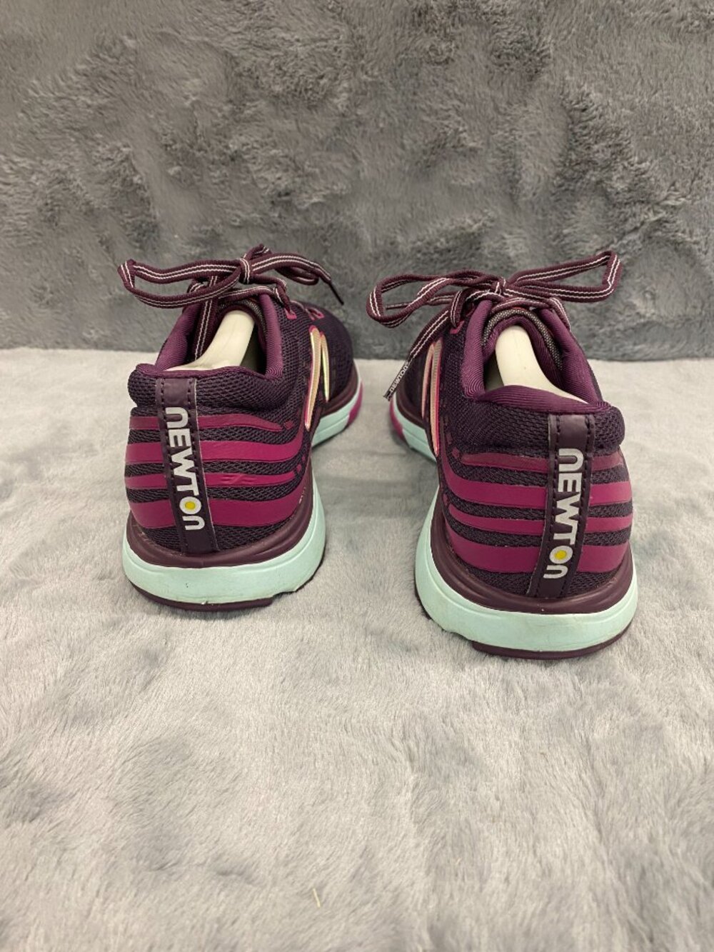 Newton Fate 7 Womens Sneakers Trainers Size 8.5 Purple Pink Blue Running Jogging - Picture 10 of 13